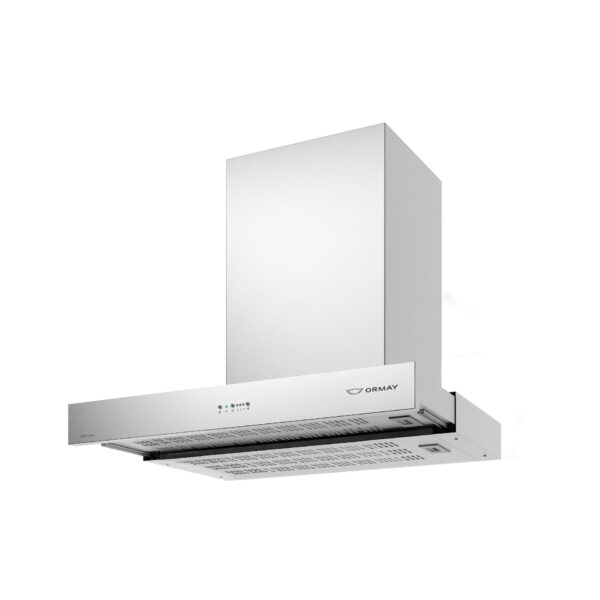CAMPANA ORMAY FLEX 604 60cm  800m3/h 190w 3vel FILTRO LAVABLE ACERO