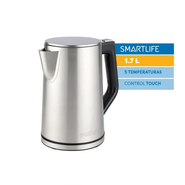 JARRA ELECTRICA SMARTLIFE SL-EKD1520 DIGITAL INOX 1.7ltrs TERMOSTATO