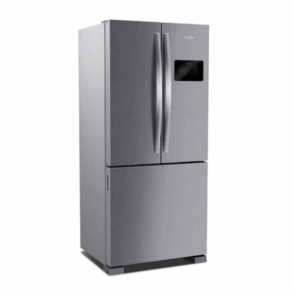 HELADERA WHIRLPOOL WRO85AK FRENCH DOOR 554ltrs INVERTER PLATINUM 186.4x836x79.3