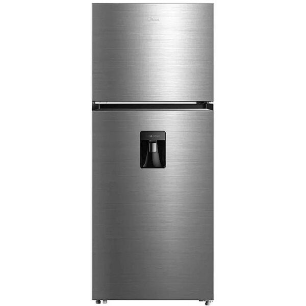 HELADERA MIDEA MDRT580MTE46 412L INOX NO FROST INVERTER DISPENSER 172x67x70