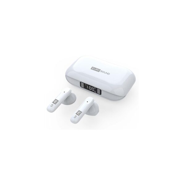 AURICULAR EUROSOUND BRICK WHITE ES-BK1110-WHT Bluethooth TWE DISPLAY LED