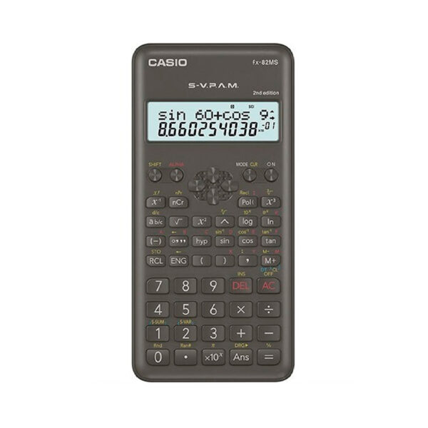 CALCULADORA CASIO FX-82MS 2and edition 240 FUNCIONES AAA 2 LINE DISPLAY