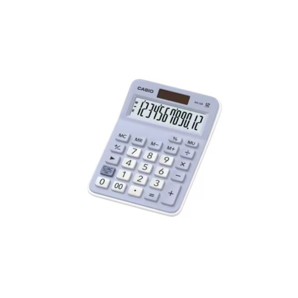 CALCULADORA CASIO MX-12B-LB CELESTE 12 DIGITOS SOLAR