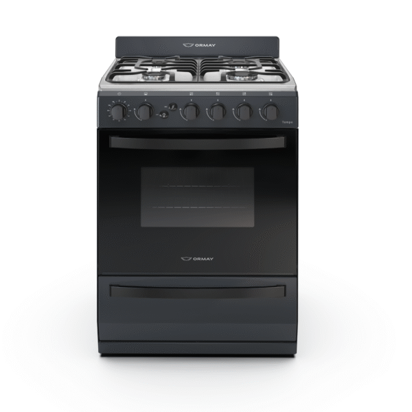 COCINA ORMAY TEMPO ACERO 56cm ENC REJ FUNDICION A+ MULTIGAS