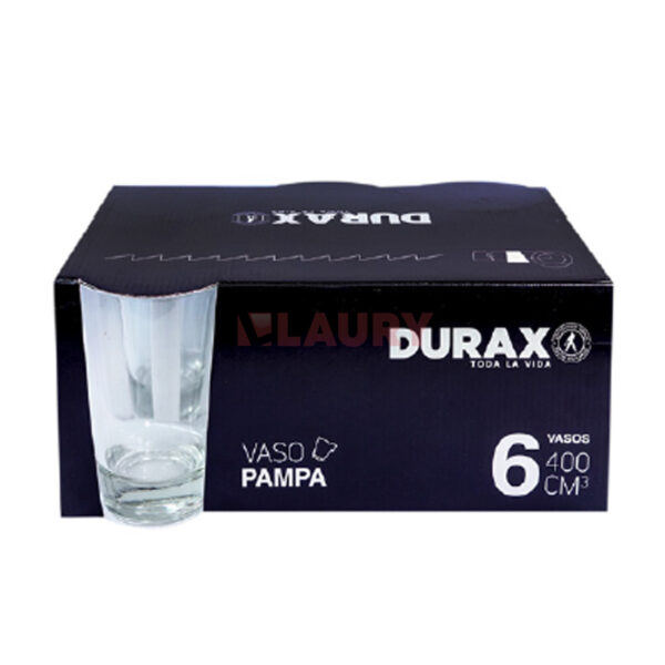 VASO DURAX SIX-PACK PAMPA 400cc 6 unidades 17357