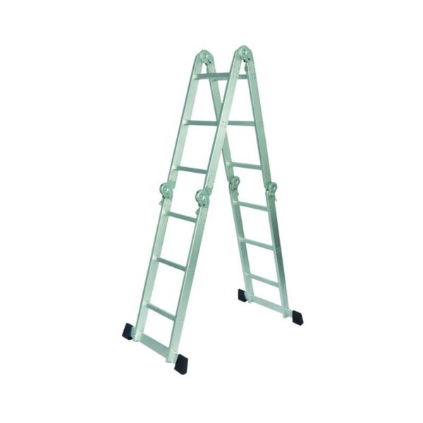 ESCALERA ALUMINIO MULTIPROPOSITO CON ANDAMIO 16 ESC. AM0216A