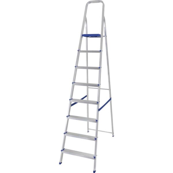 ESCALERA MOR 8 ESCALONES ALUMINIO 1.94mts