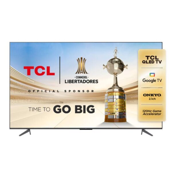 LED TCL 65" 65C655-F QLED GoogleTV 4K 3840 X 2160 144,4x89,3x30,3 Bluetooth