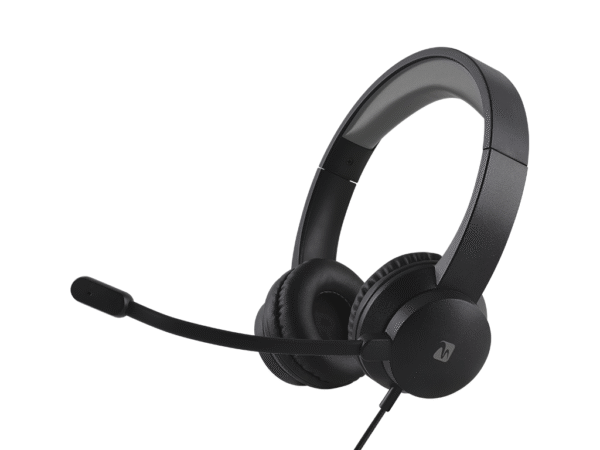 AURICULAR MICROCASE HS-201 C/MIROFONO USB CONTROL VOLUMEN