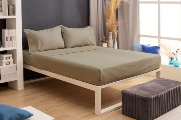 SABANA CASABLANCA ORO PERCAL 144hilos TWIN 1 1/2pza SUP 160x240 AJU 90x190x30