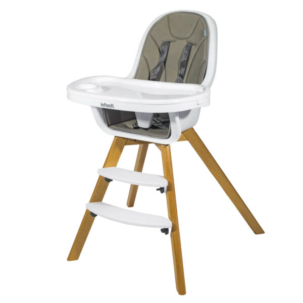 SILLA COMER INFANTI F-001 NORDIC MEAL GRIS 2en1 BOOSTER