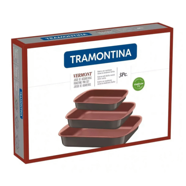 ASADERA TRAMONTINA VERMONT JUEGO X3 PIEZAS 27899/038