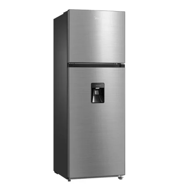 HELADERA MIDEA MDRT489MTE46 340L INOX NO FROST INVERTER DISPENSER 172x59.5x69.5