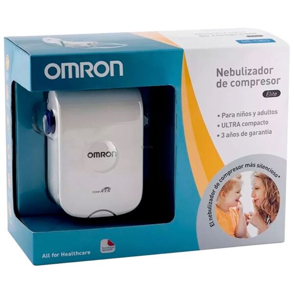 NEBULIZADOR OMRON NE-C803 ELITE ULTRA COMPACTO COMPRESOR SILENCIOSO
