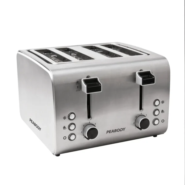 TOSTADORA PEABODY PE-T8520 INOX 4 RANURAS 7 NIVELES