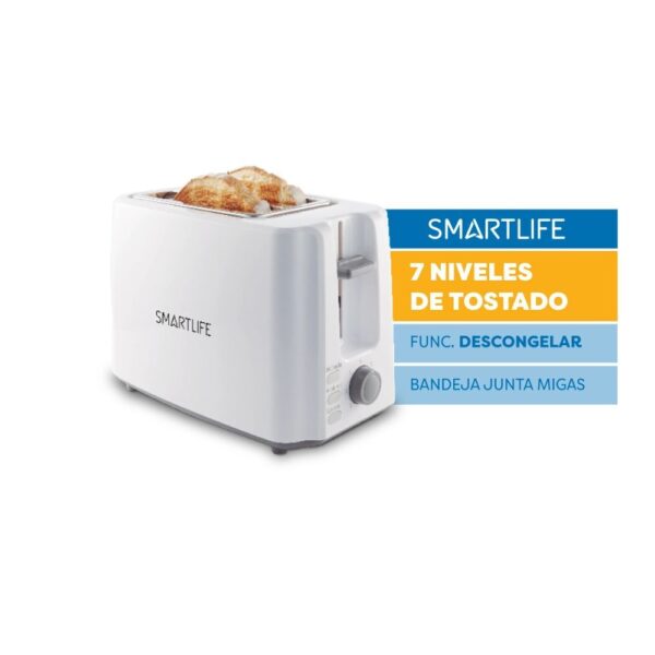TOSTADORA SMARTLIFE SL-TO1301W BANCA 6 NIVELES Descongelamiento/ tostado