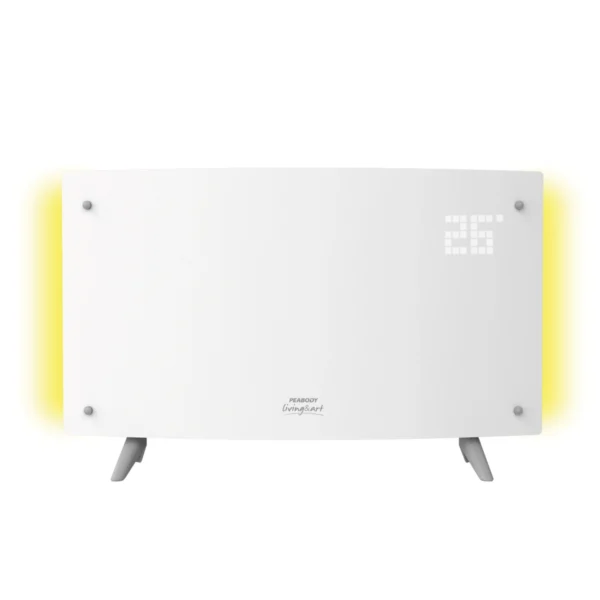 CONVECTOR PEABODY VITROCONVECTOR CURVO BLANCO PE-VQDL20B DIGITAL 2000W Visor LED