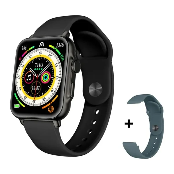 Smartwatch Argomtech S55 Negro Aluminio 1.96" IPS Dial Digital y Botón Deportivo