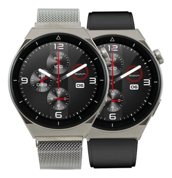 SMARTWACH MISTRAL SMT-GT3 44mm 1.5" HD CAJA ALEACION 2 MALLAS MC OX IP68