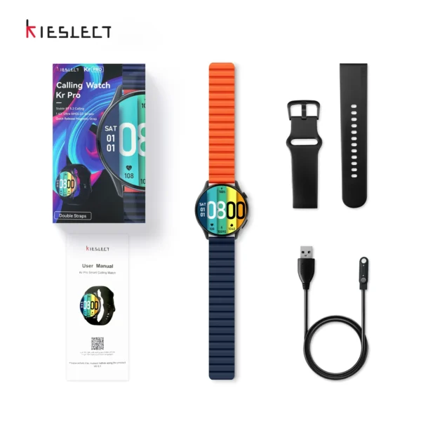 SMARTWATCH KIESLECT KR PRO 1.43" ULTRA AMOLED  QUICK TELADE MAGNETIC STRAP - Imagen 2