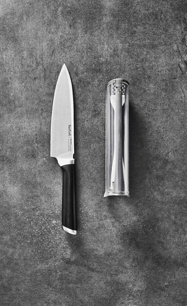 CUCHILLO T-FAL EVERSHARP 16.5cm ACERO INOX CON AFILADOR K2569004