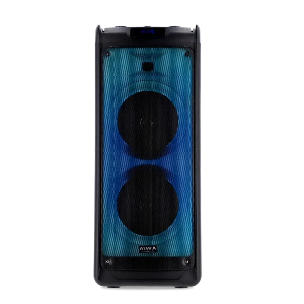 BAFLE AIWA AW-T1008F-PB 9500w PMPO 8"x2 Bluetooth LUZ Li-ion 7,4V 3600mAh TWS