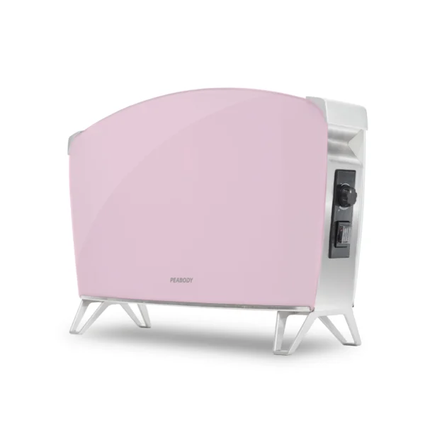 CONVECTOR PEABODY VITROCONVECT DOBLE VIDRIO ROSA PE-BVC15P DIGITAL 1500W
