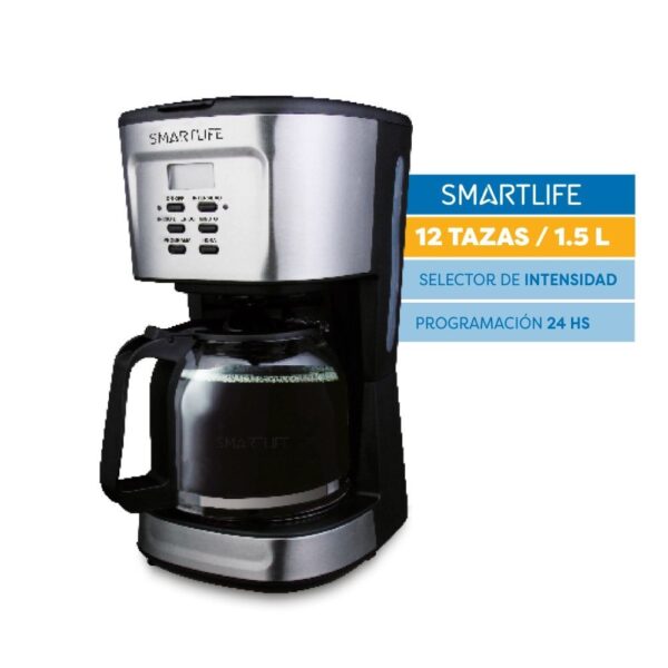 CAFETERA SMARTLIFE SL-CMD1095 1.5ltrs DIGITAL 980w PROGRAMABLE