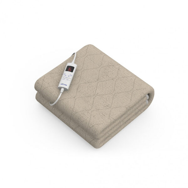 FRAZADA TERMICA SILFAB 1plaza FOD 400-B-G-BEIGE 160x130cm POLAR 120w