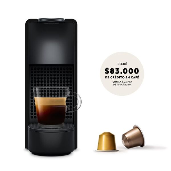 CAFETERA NESPRESSO ESSENZA MINI BLACK C30-AR-BK-NE2-IMPO