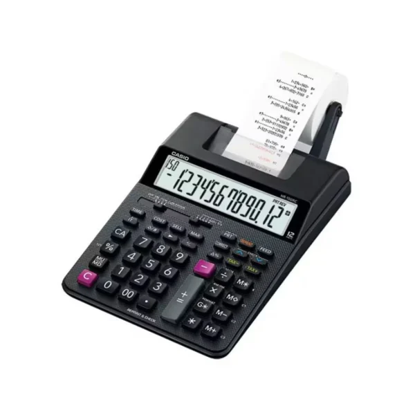 CALCULADORA CASIO HR-100RC-BK 12DIG IMPRESION 2 COLORES