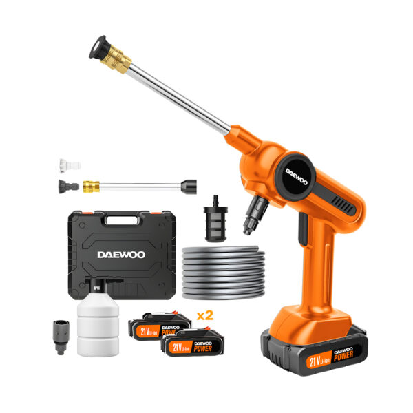 HIDROLAVADORA DAEWOO DAX65-LI INALAMBRICA 100PSI 7BAR BATERIA - Imagen 2