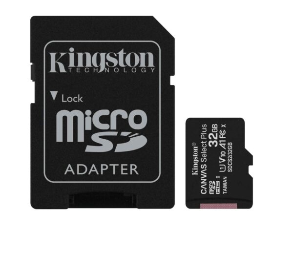 MEMORIA MICRO SD  32GB KINGSTON SDCS/32GB CAMVAS SELECT PLUS 100MB/s - Imagen 3