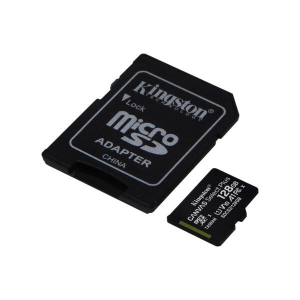 MEMORIA MICRO SD 128GB KINGSTON SDCS/128GB CAMVAS SELECT PLUS 100MB/s - Imagen 2