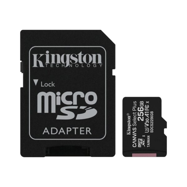 MEMORIA MICRO SD 256GB KINGSTON SDCS/256GB CAMVAS SELECT PLUS 100MB/s - Imagen 3