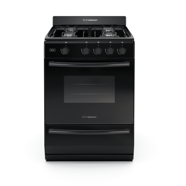 COCINA ORMAY VITA NEGRO 56cm Easy to Clean A+ MULTIGAS