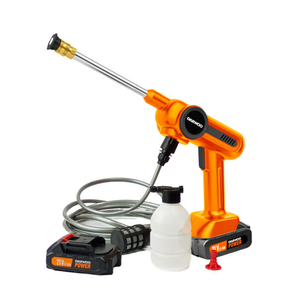 HIDROLAVADORA DAEWOO DAX65-LI INALAMBRICA 100PSI 7BAR BATERIA - Imagen 3