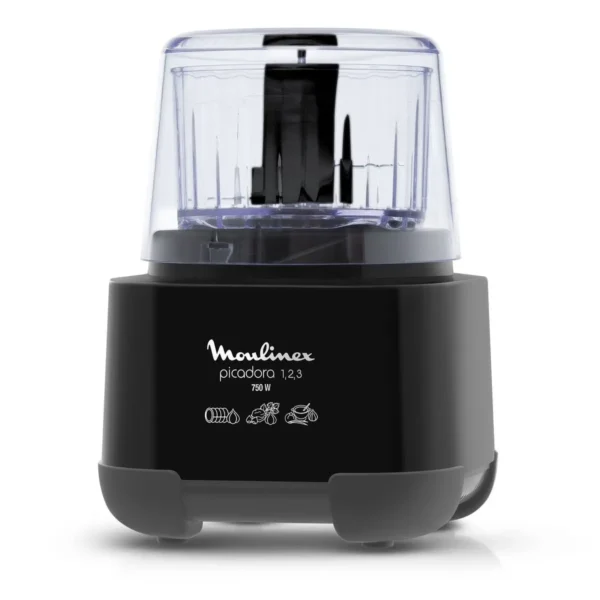 PICADORA MOULINEX 1 2 3 750w NEGRA 300gr AD601858