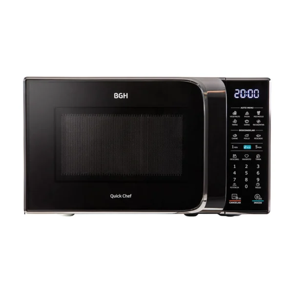 MICROONDA BGH B120DN20 20L NEGRO 700W DIGITAL ECO 25,9x44x33,7 cm