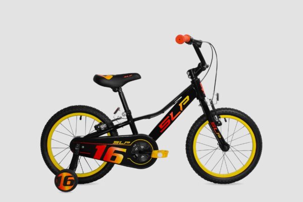 BIC. SLP NIÑO 5 PRO R16 VARON NEW EDITION ACERO FRENO V-BRAKE ESTABILIZADORES