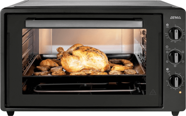 HORNO ELECTRICO ATMA HGCAB6024PI 60 LTS 2000W NEGRO 5 NIVELES