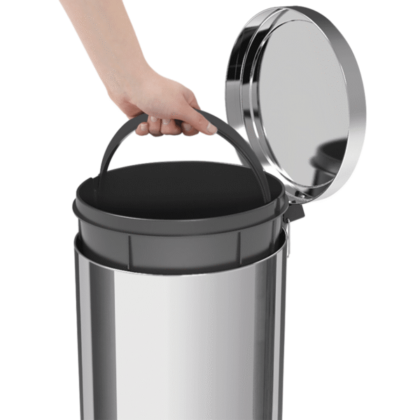 CESTO TRAMONTINA A INOX C/PEDAL 12 LITROS 94538/112 - Imagen 6