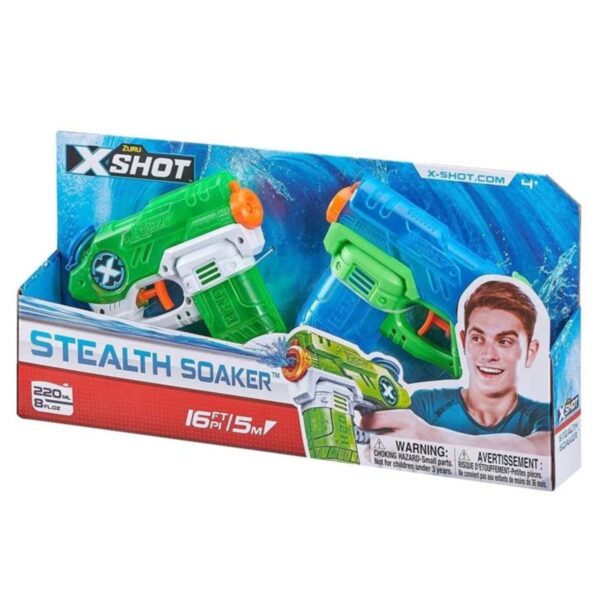 X-SHOT WATER BLASTER STEALTH SOAKER 16ft/5m 5640-01227