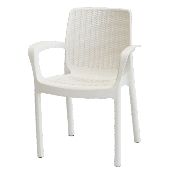 SILLON VOSS2000 GUINEA BLANCO SIMIL RATAN
