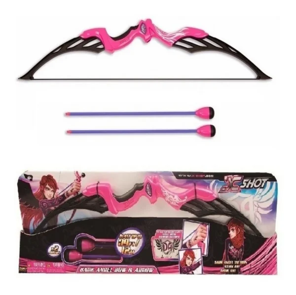 X-SHOT DARK ANGEL BOW & ARROW 39ftpi/12mts X2 +8 años 4205 5766 4205 - Imagen 2