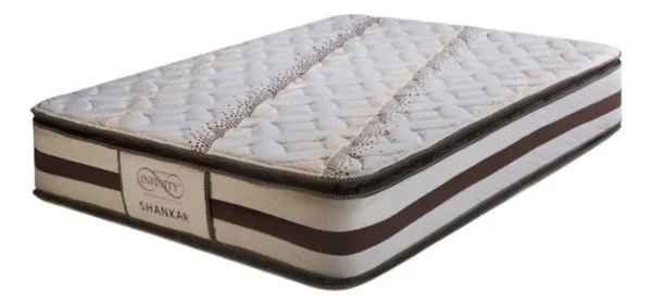 COLCHON MODERN INFINITY SHANKAR 140x190 RESORTE POCKET GTIA 12 AÑOS