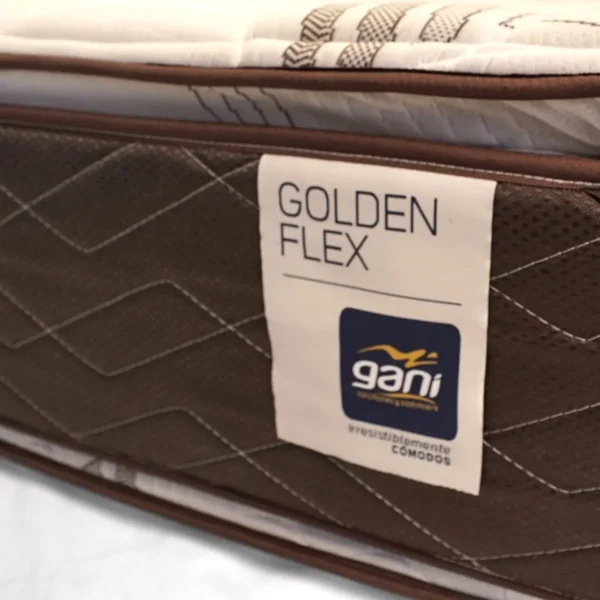 COLCHON GANI GOLDEN FLEX 3.0 140x190x30 PILLOW 33KG DENSIDAD HASTA 110 kg - Imagen 2
