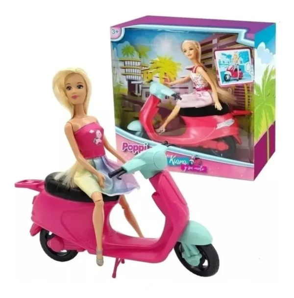 MUÑECA POPPI DOLL KIARA Y SU MOTO +3 B089 - Imagen 2