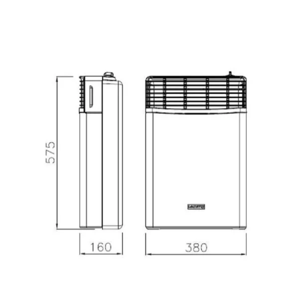 CALEFACTOR LONGVIE EBA3S 3000k T BALANCEADO LINE RECTA - Imagen 2