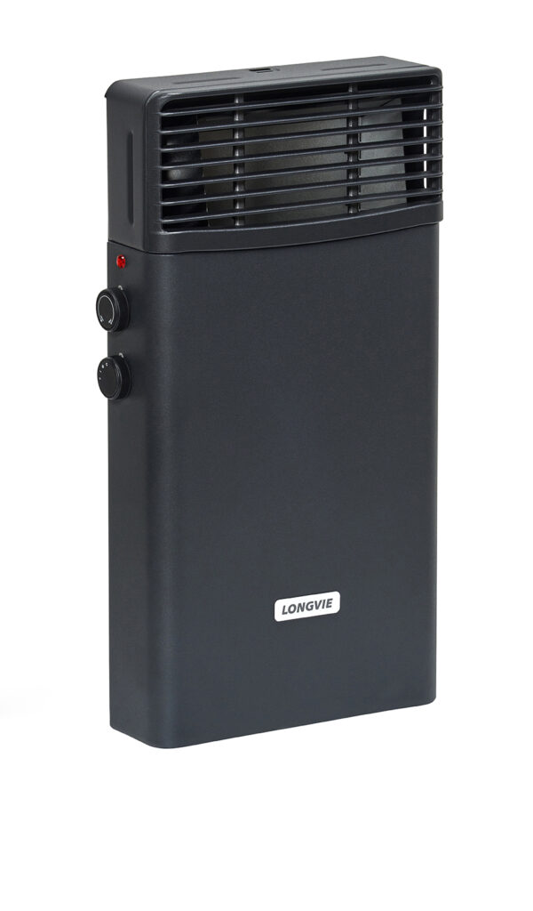 CALEFACTOR LONGVIE EE2K ELEC 2000wattS GRAFITO TERMOSTATO TURBO-CONVEC COL/APOY